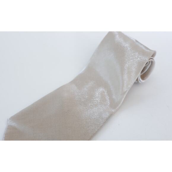 VTG 90s Le Monde Iridescent Necktie Business Corporate Wedding Classic Grandpa - Picture 4 of 13